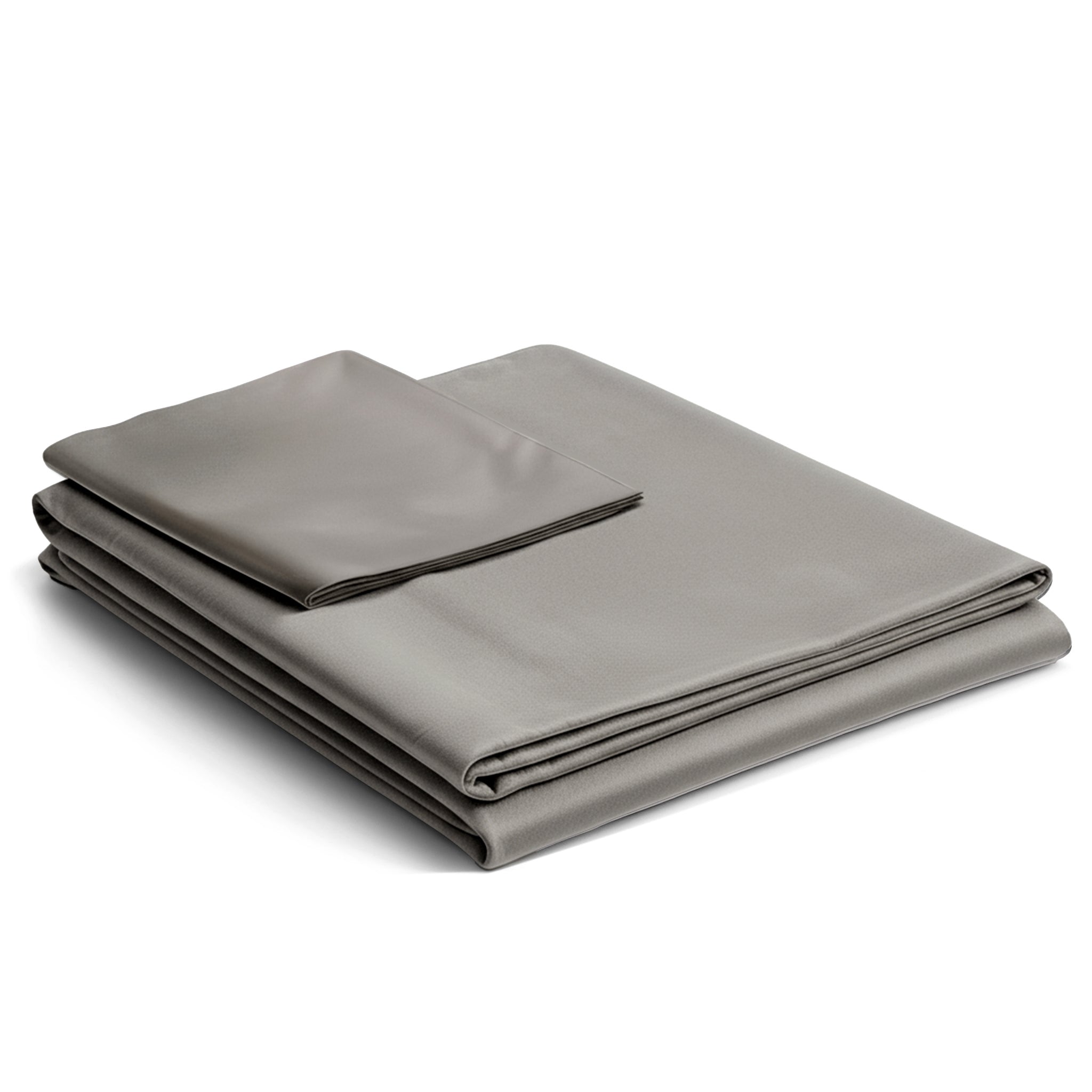 Duvet Cover + Pillowcase in Beige Gray