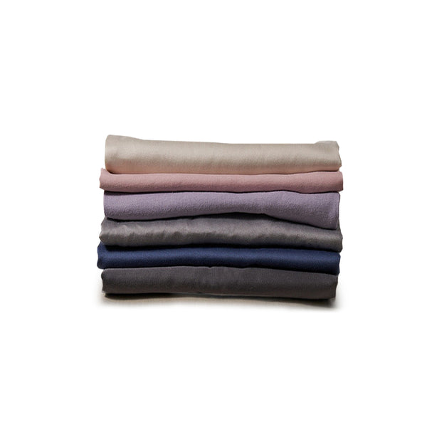 Twin XL Dorm Flat Sheet color assortment for girls and guy dorm rooms: Cream, Rose Pink, Lavender, Gray, Navy, Charcoal and Grey Beige (not shown) #no-gallery