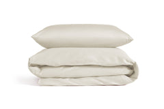 Twin XL duvet cover and pillowcase in Off White